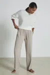 Reiss Fawn Thermal Jersey Drawstring Joggers