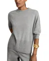 Reiss Grey Geometric Colour-block Jumper With Wool And Cashmere In Grey