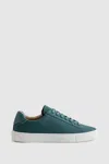 Reiss Seafoam Leather Trainers