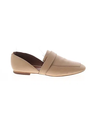 Pre-owned Reiss Flats In Tan