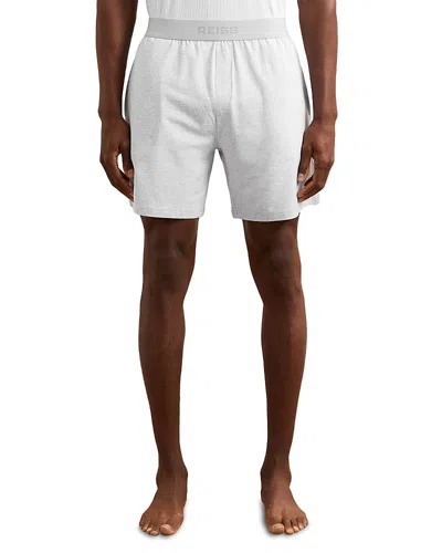 Reiss Fleet Jersey 6.9 Shorts In White
