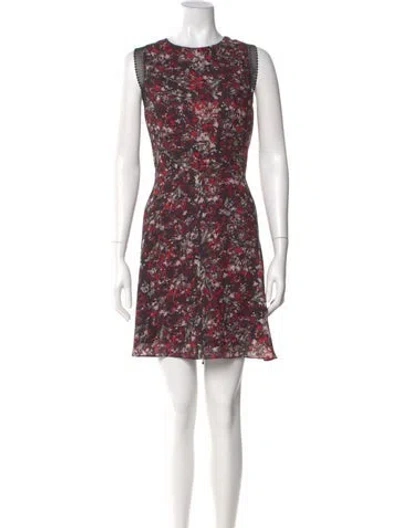 Pre-owned Reiss Floral Print Knee-length Dress In Multi