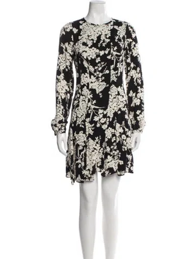 Pre-owned Reiss Floral Print Mini Dress In Multi