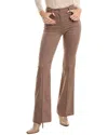 Reiss Florence High Rise Flared Trouser In Pink