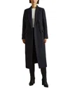 Reiss Florence Wool-blend Coat In Blue