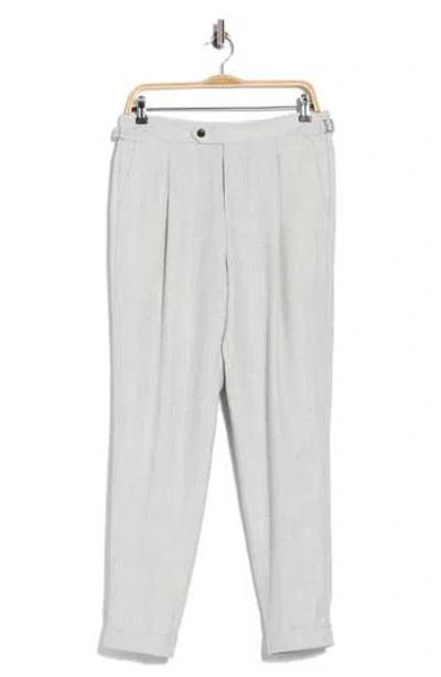 Reiss Flush Side Adjuster Wool Blend Suit Separate Pants In Gray