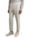 Reiss Flush Textured Side Adjuster Trousers In White