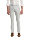 Reiss Fold Formal Trouser In Grey