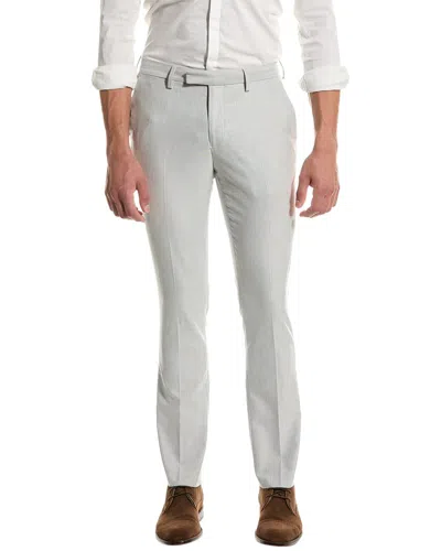 Reiss Fold Formal Trouser In Grey