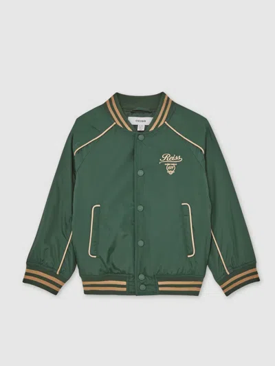 Reiss Forest Green/ Off White Jacket