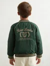 Reiss Forest Green/ Off White Jacket In Green