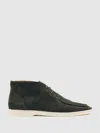 Reiss Forest Green Suede Lace-up Chukka Boots In Green