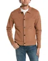 Reiss Forester Button-through Cardigan In Brown