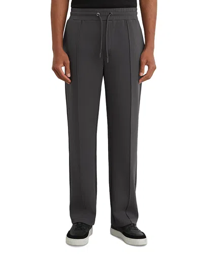 Reiss Form Straight Leg Sweatpants In Gray