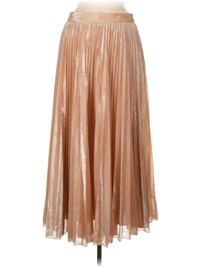 Pre-owned Reiss Formal Skirt In Gold