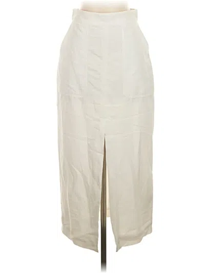Pre-owned Reiss Formal Skirt In Ivory