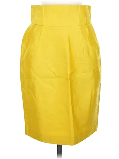 Pre-owned Reiss Formal Skirt In Yellow