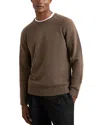 Reiss Foulton Wool & Cashmere Raglan Sweater In Brown