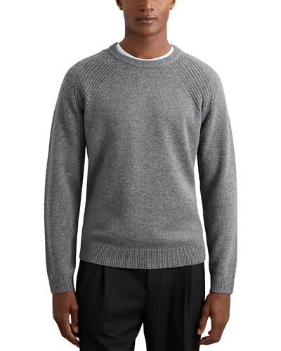 REISS FOULTON WOOL & CASHMERE RAGLAN SWEATER