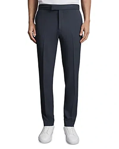 Reiss Found Drawcord Slim Fit Pants In Airforce Blue