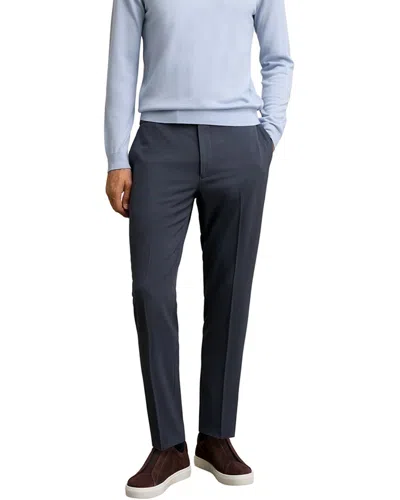Reiss Found Drawcord Waist Slim Trouser In Blue