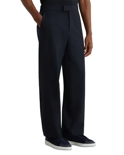 Reiss Found Relaxed 31.1 Trousers In Blue