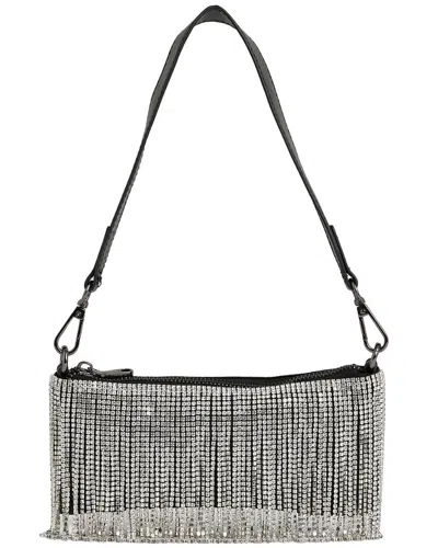 REISS FRANCESCA FRINGE SATIN SHOULDER BAG