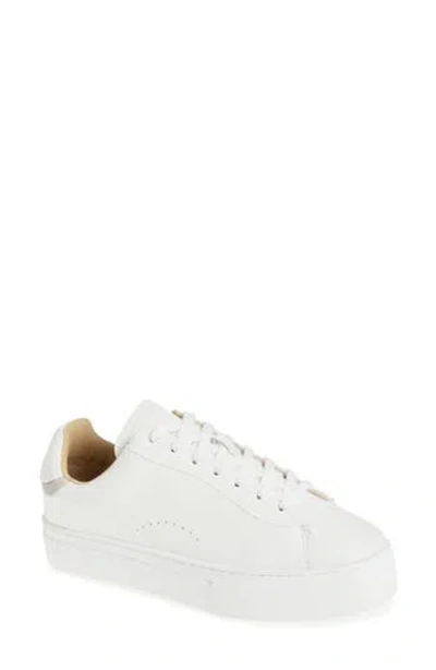 Reiss Francesca Platform Sneaker In White