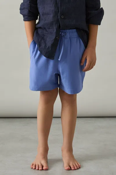 Reiss French Blue 9-13 Yrs Drawstring Swim Shorts