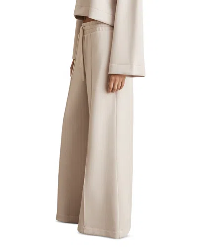 Reiss Freya Cloud Palazzo Pants In Stone