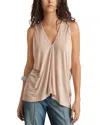 Reiss Womens Freya V-neck Stretch-woven Top Pink In Pink