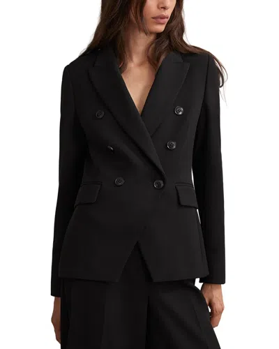 Reiss Gabi Jacket In Black