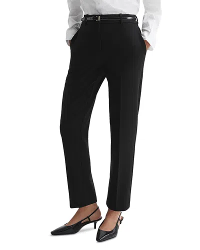 Reiss Gabi Slim Leg Pants In Black