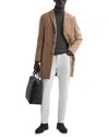 Reiss Gable Overcoat In Camel