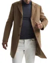 Reiss Gable Wool-blend Coat In Camel