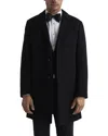 Shop Reiss Gable Wool-blend Epsom Overcoat In Black