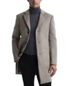 Reiss Gable Wool-blend Overcoat In White