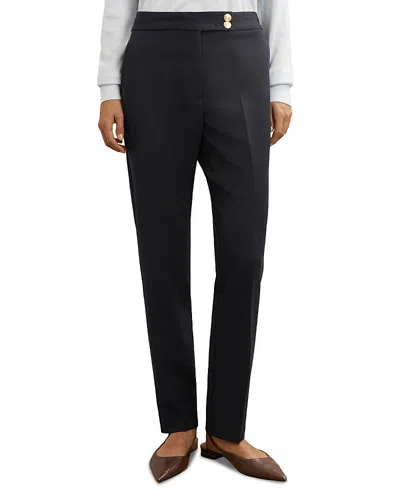 Reiss Gabriel Tapered Pants In Black