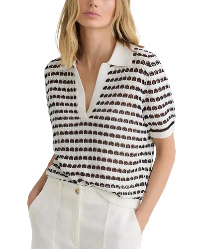 Reiss Gemma Polo Shirt In Multi