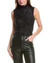 Reiss Georgia Tinsel Vest In Black