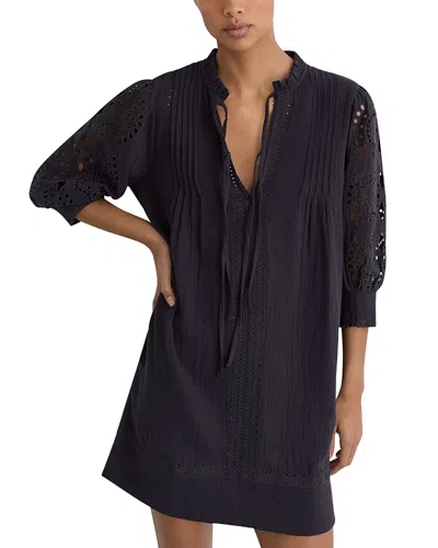 Reiss Gia Dress In Blue
