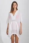 Reiss Gianna Drawstring Caftan In White