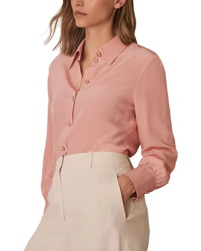Reiss Gianna Shirt In Pink