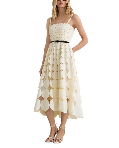 Reiss Gigi Fit And Flare Dress In White