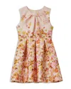 Reiss Multi Josephine 4-9 Yrs Scuba Knot Fit-and-flare Dress In Pink