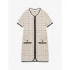 Reiss Pink Cotton Textured