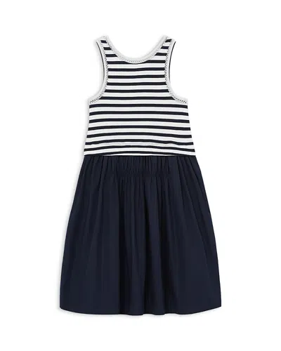 Reiss Girls' Striped Sleeveless Dress - Little Kid In Black
