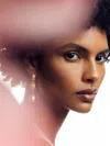 Reiss Margot Faux Pearl Mismatched Drop Earrings In Gold