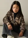 Reiss Gold Rebecca 9-13 Yrs Sequin Bomber Jacket