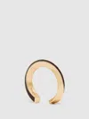 Reiss Gold Thea Tone Twist Enamel Cuff Bracelet In Gold